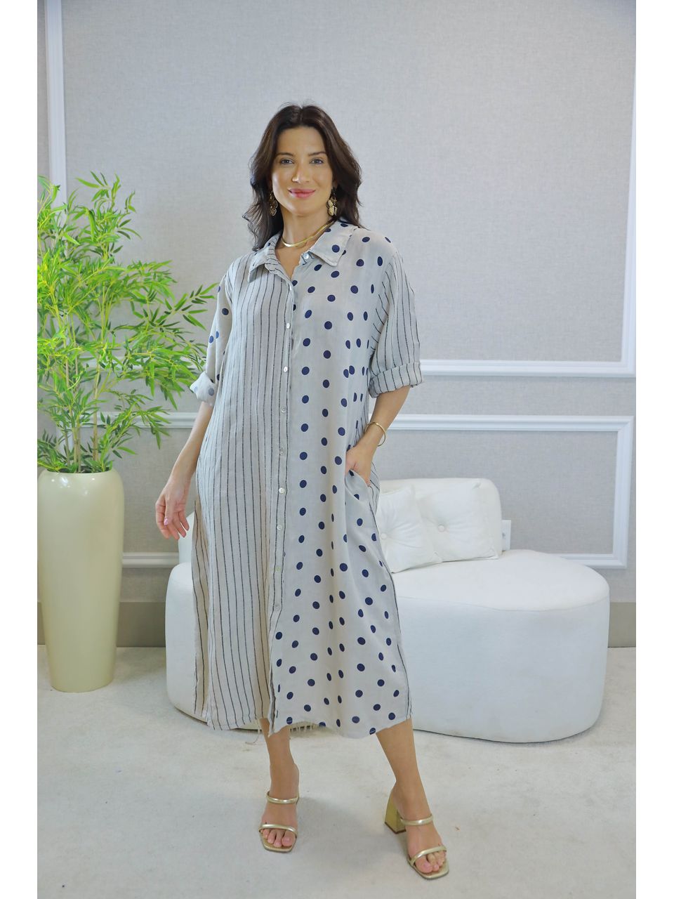 CHEMISE ALEXANDRA BEGE