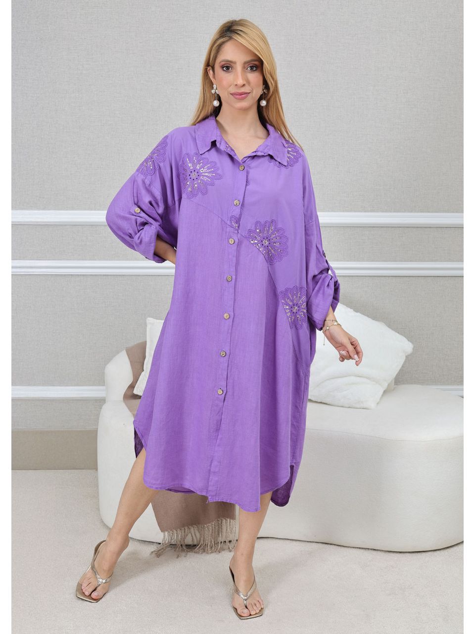CHEMISE KÁTIA ROXO