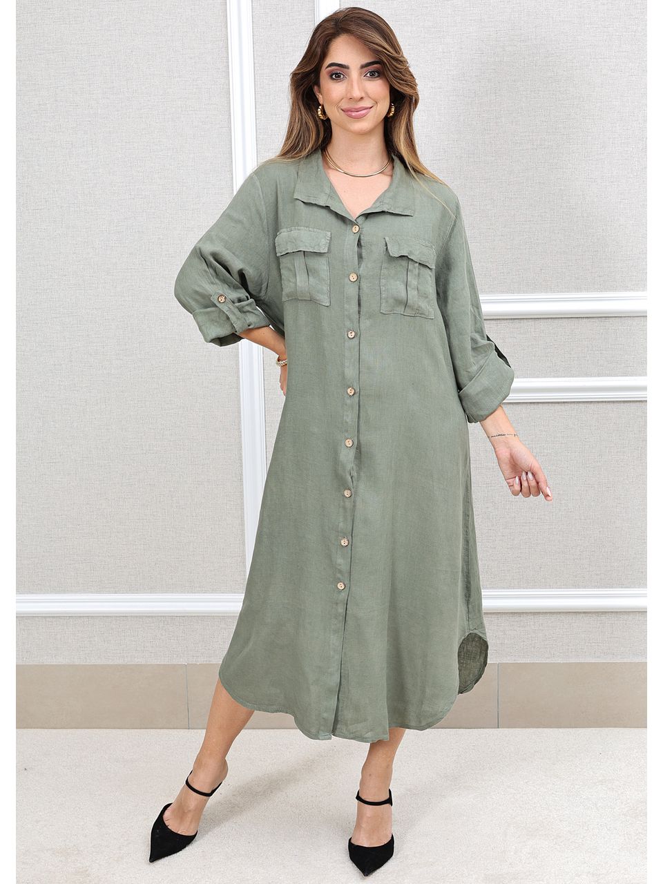 CHEMISE MIRELA MILITAR