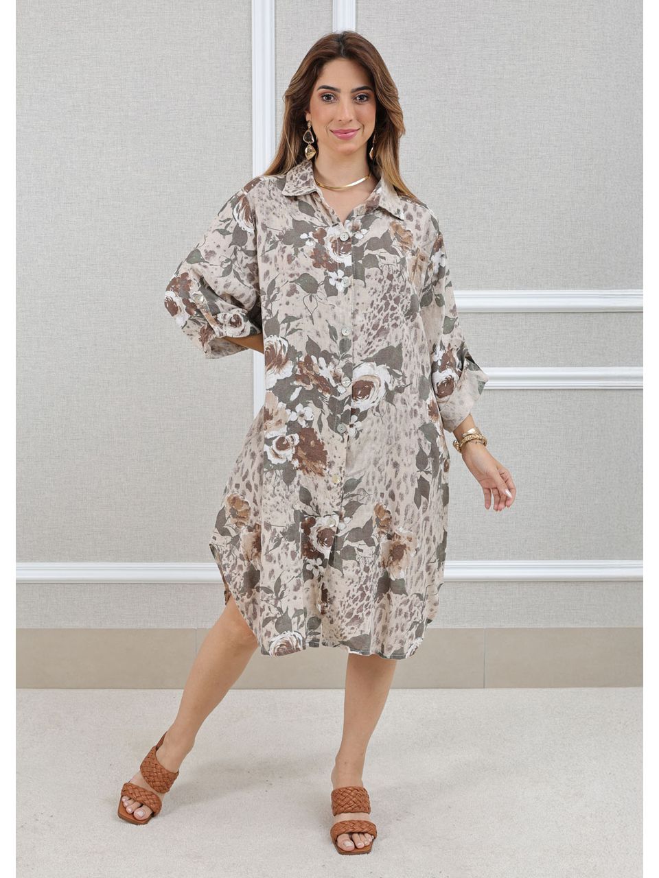 CHEMISE ISADORA BEGE