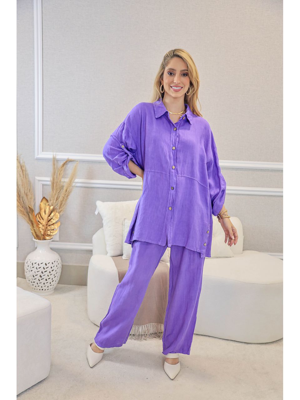 CONJUNTO PAULA ROXO