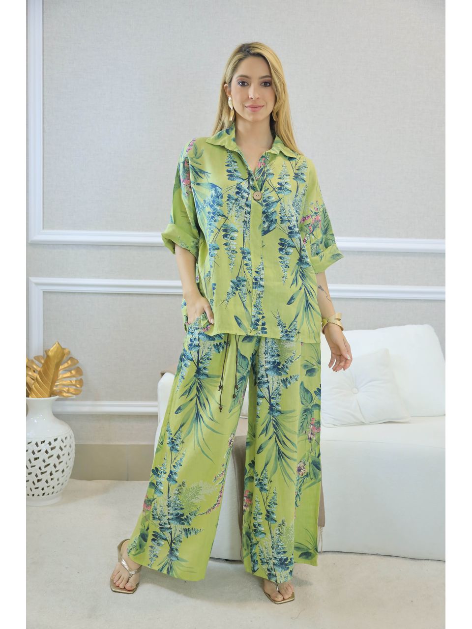 CONJUNTO ISAURA PISTACHE