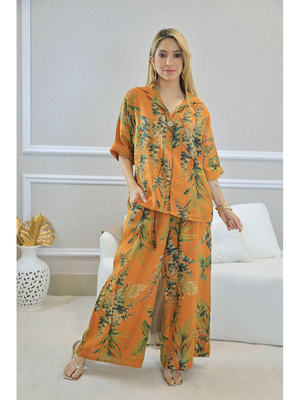 CONJUNTO ISAURA TERRA COTA 