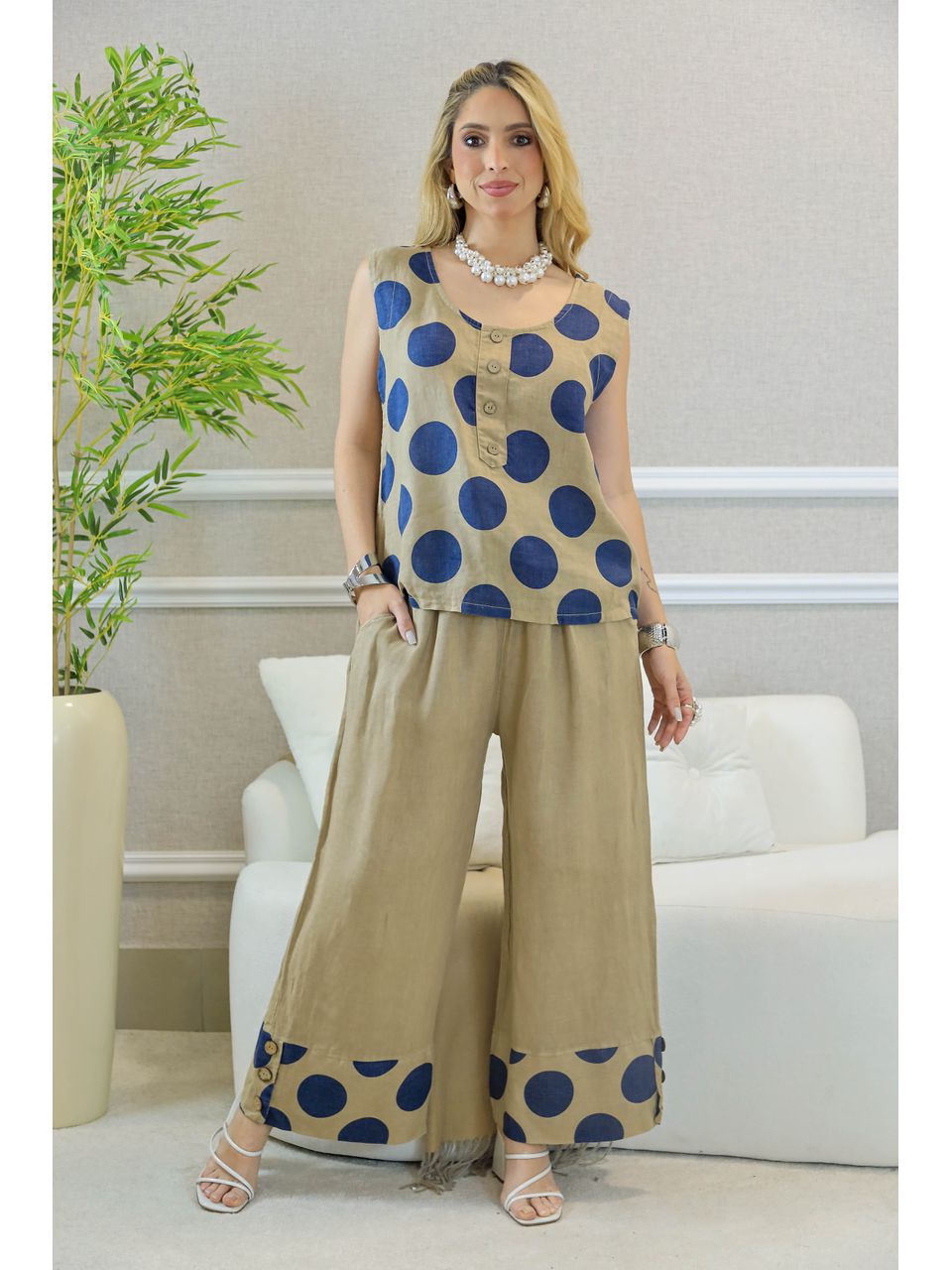 CONJUNTO VANUZA CARAMELO