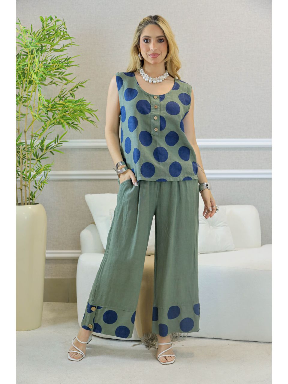 CONJUNTO VANUZA MILITAR