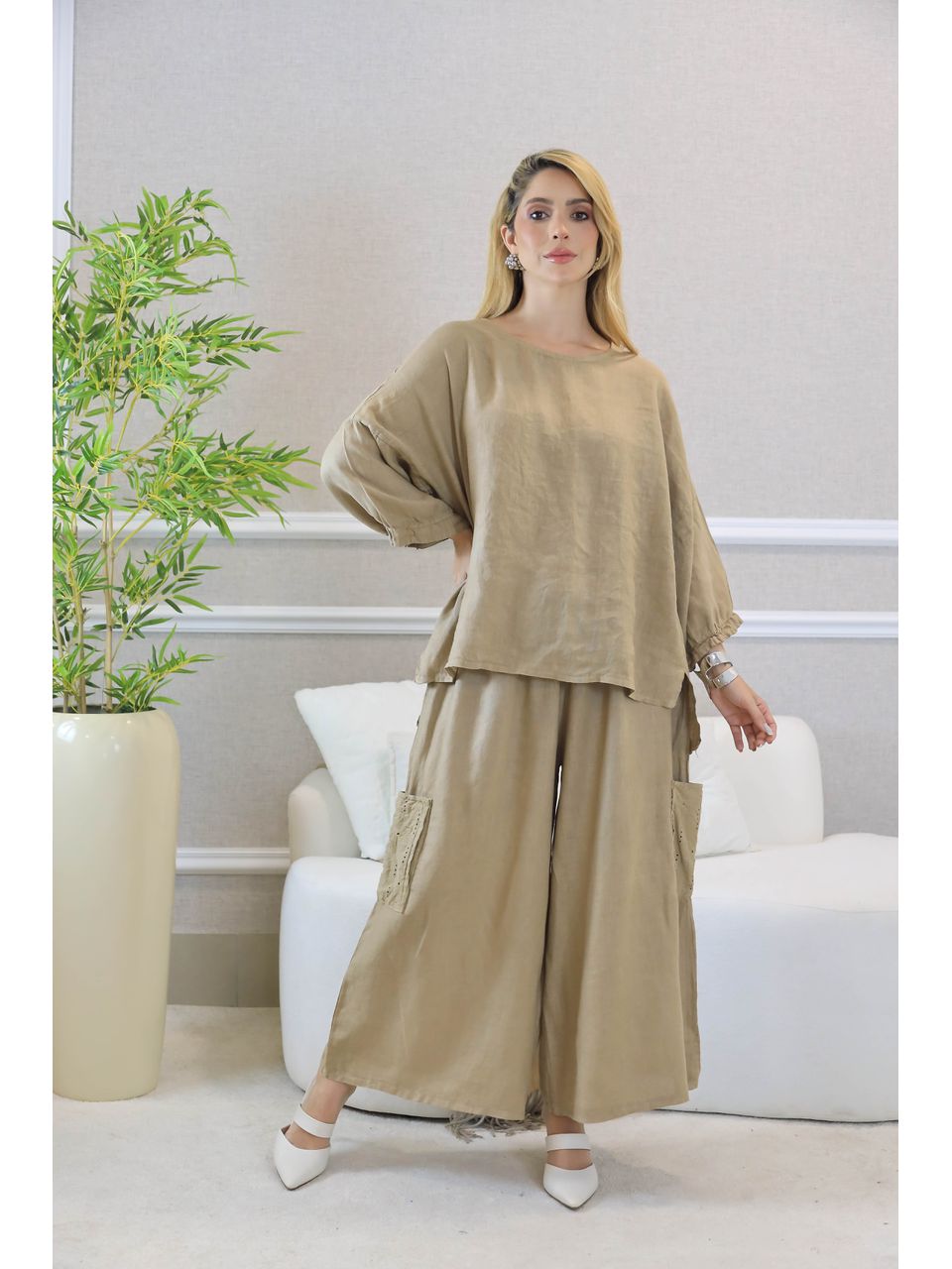 CONJUNTO NYRA CARAMELO