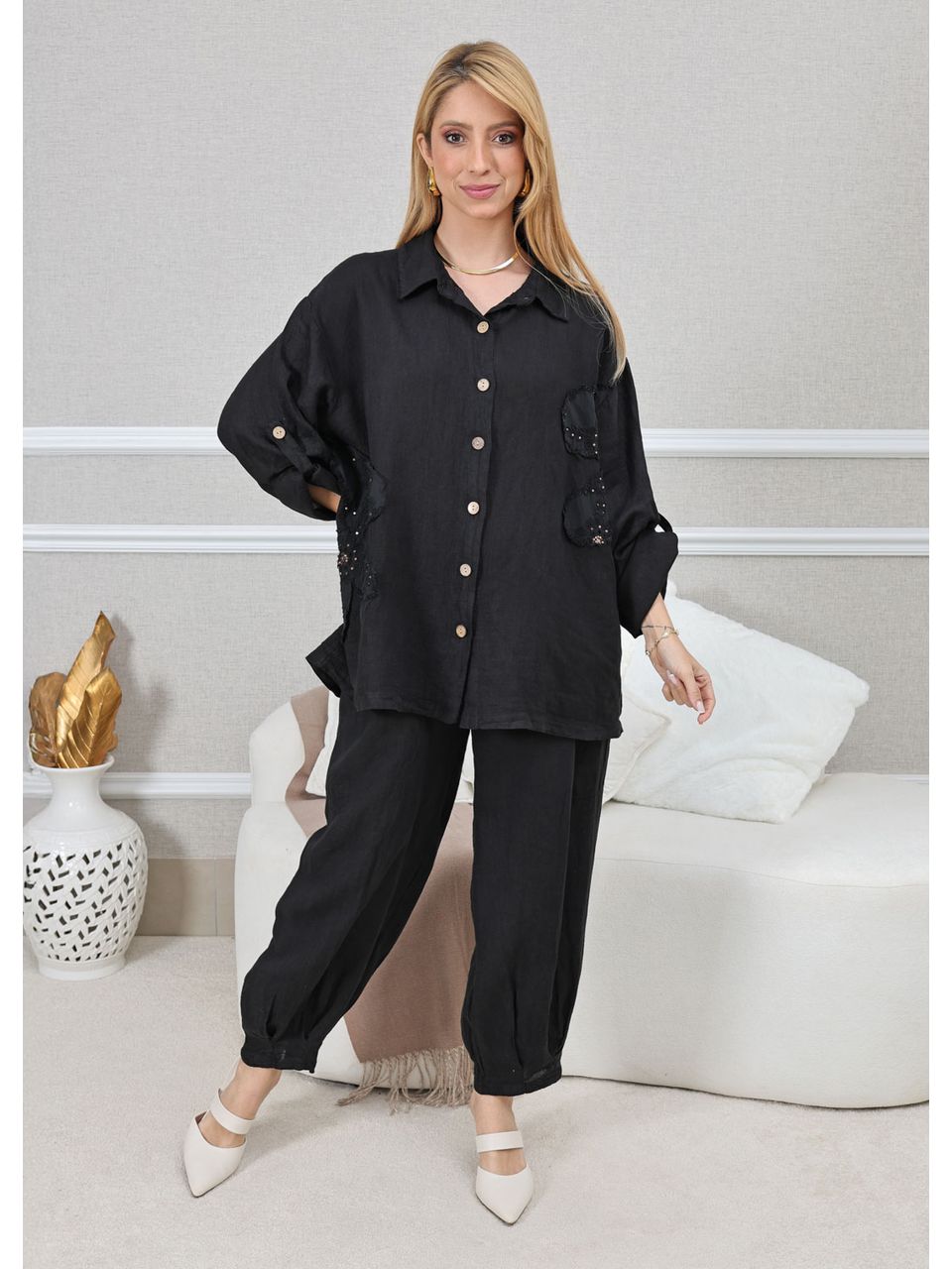 CONJUNTO LAINE PRETO