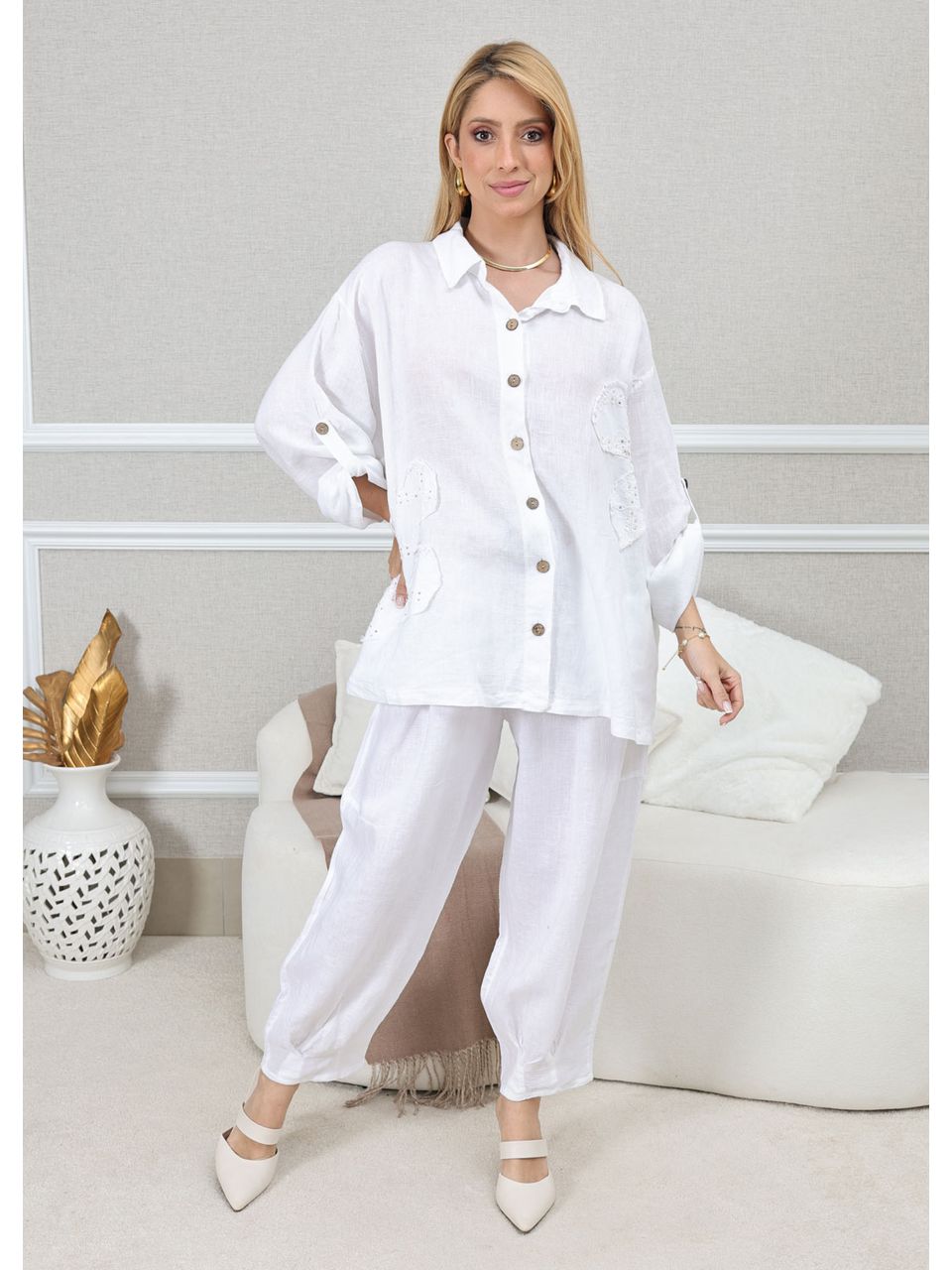 CONJUNTO LAINE BRANCO