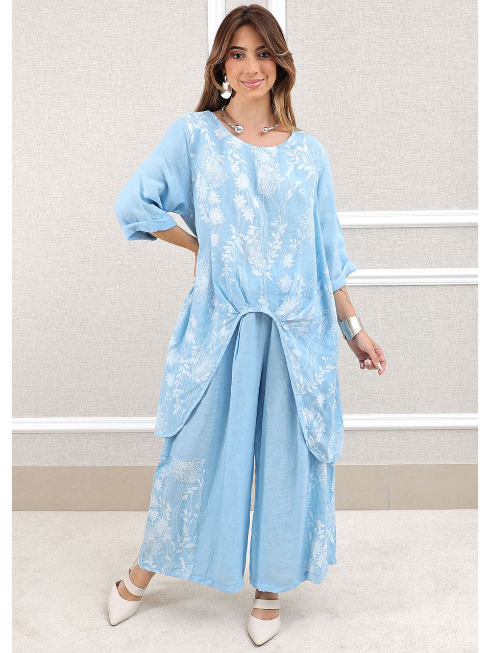 CONJUNTO ALINE AZUL BEBE