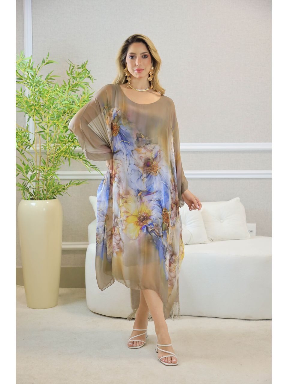 KAFTAN GIOVANA SEDA FENDI