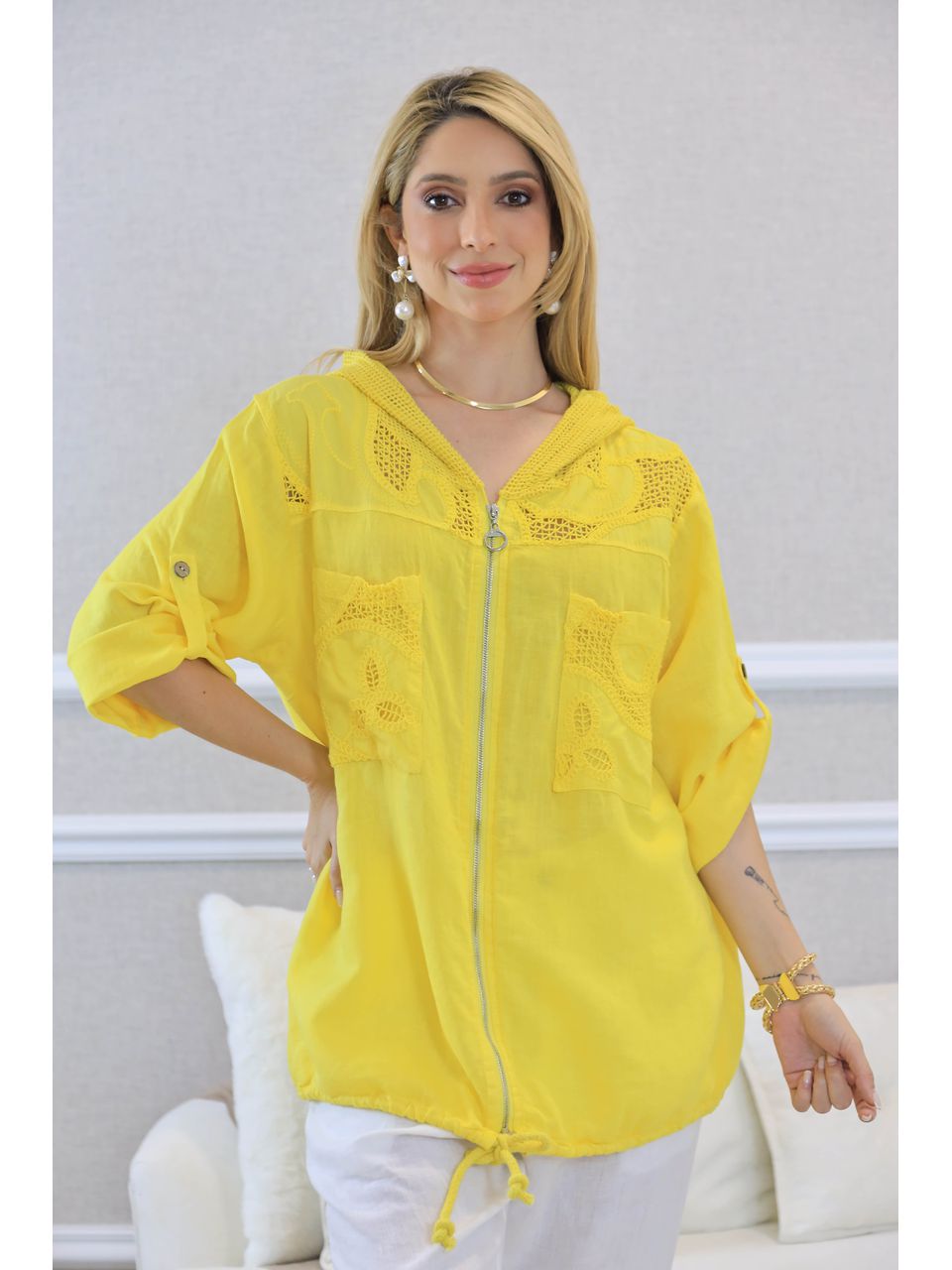 PARKA JULIANE AMARELO