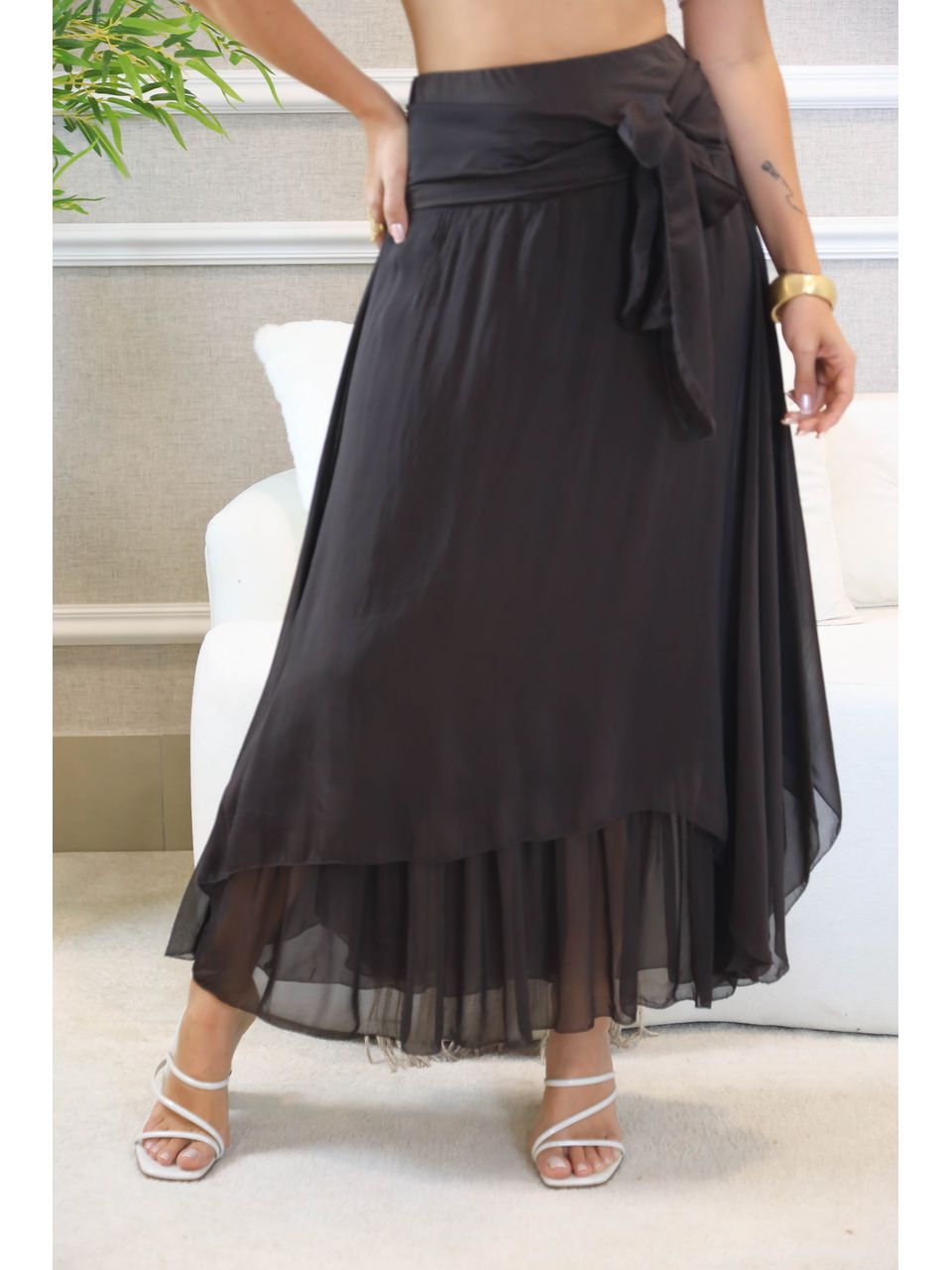 SAIA LARI SEDA MARROM