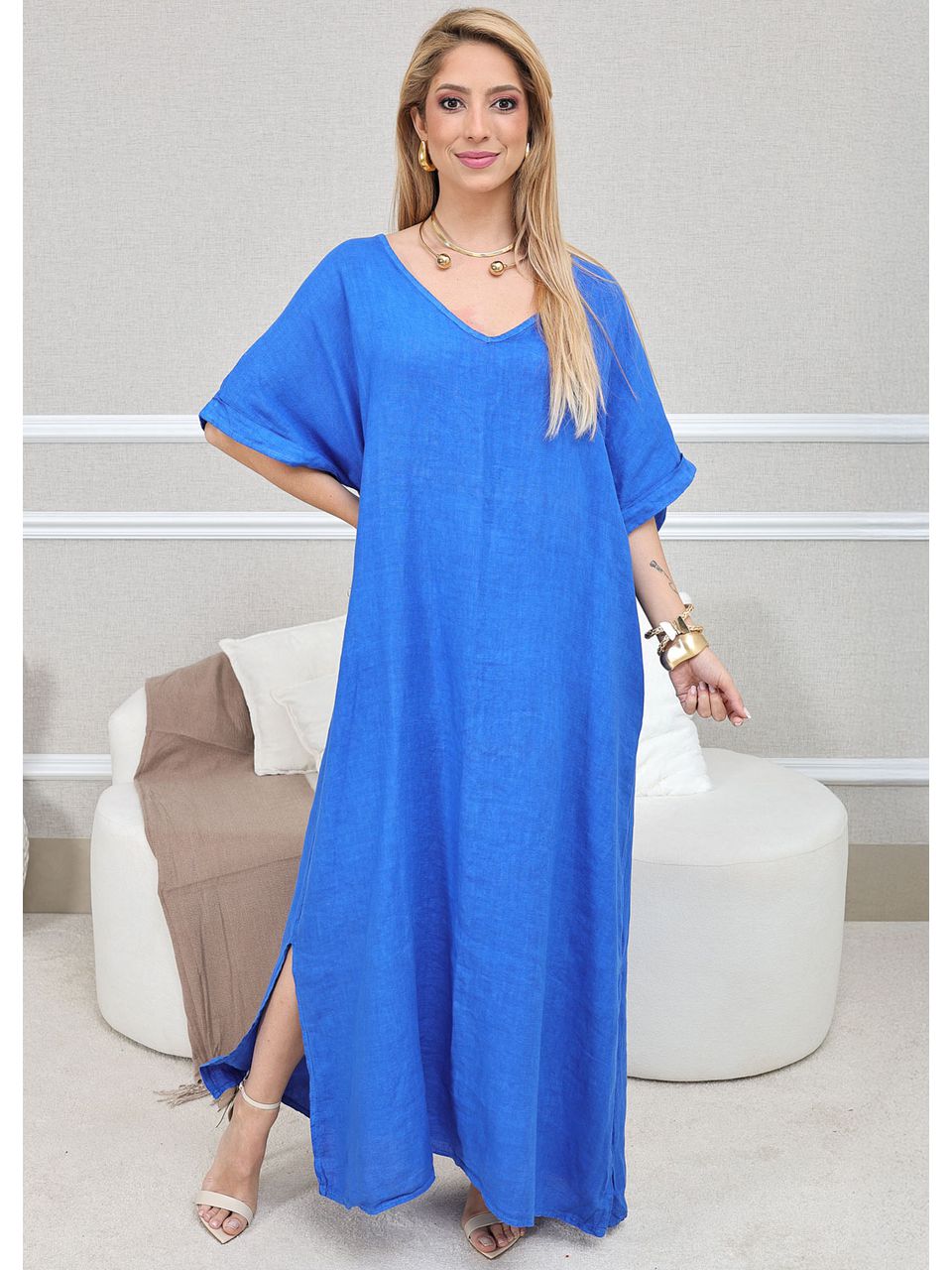 TÚNICA SILVANA AZUL ROYAL