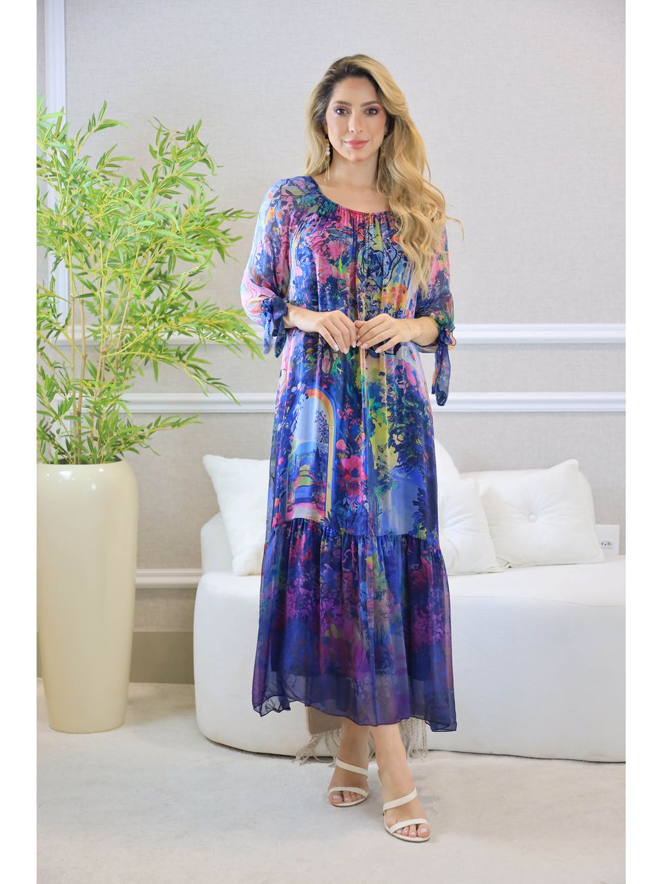 VESTIDO CATARINA MARINHO