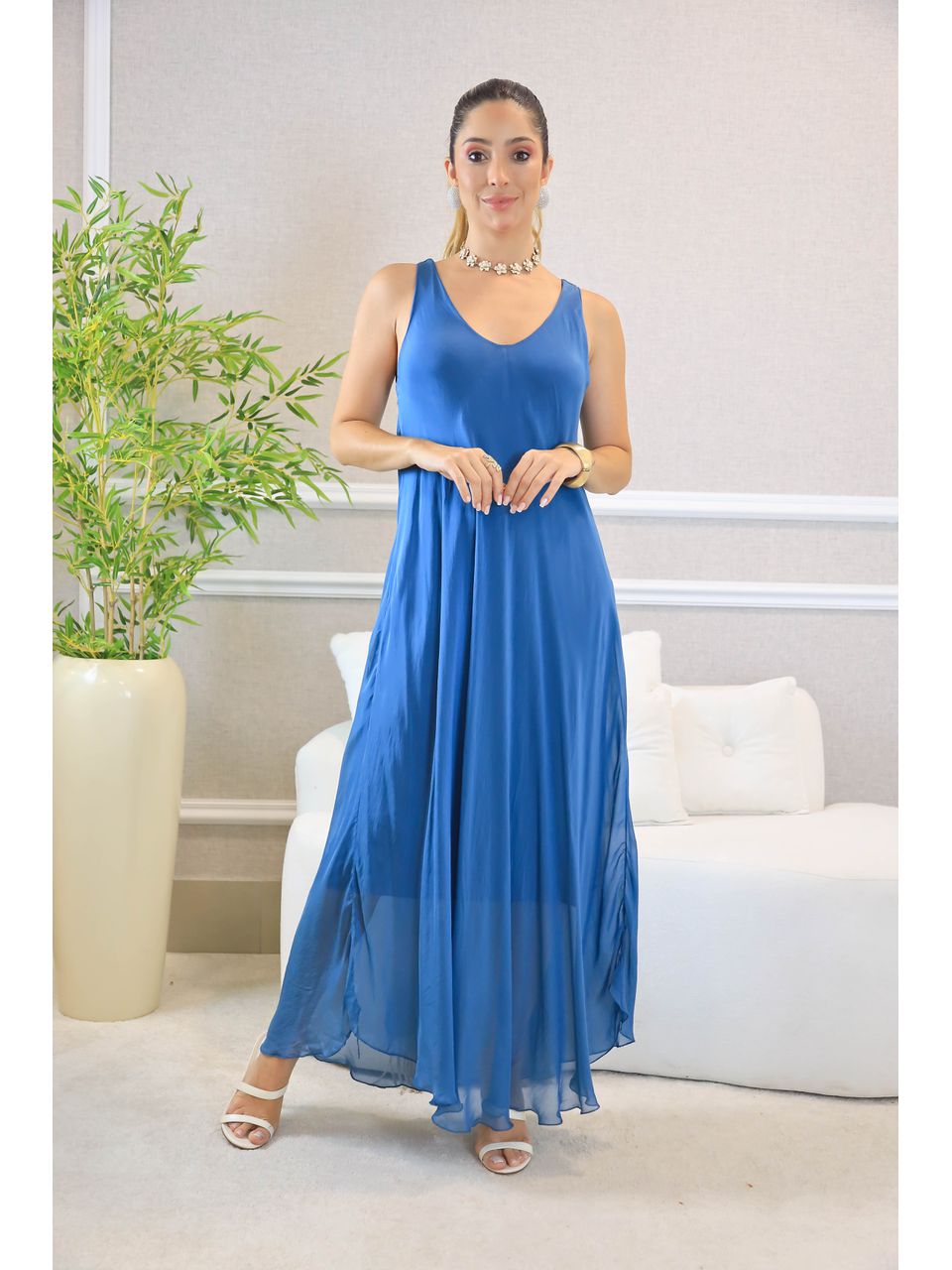 VESTIDO ROSANGELA PETROLEO