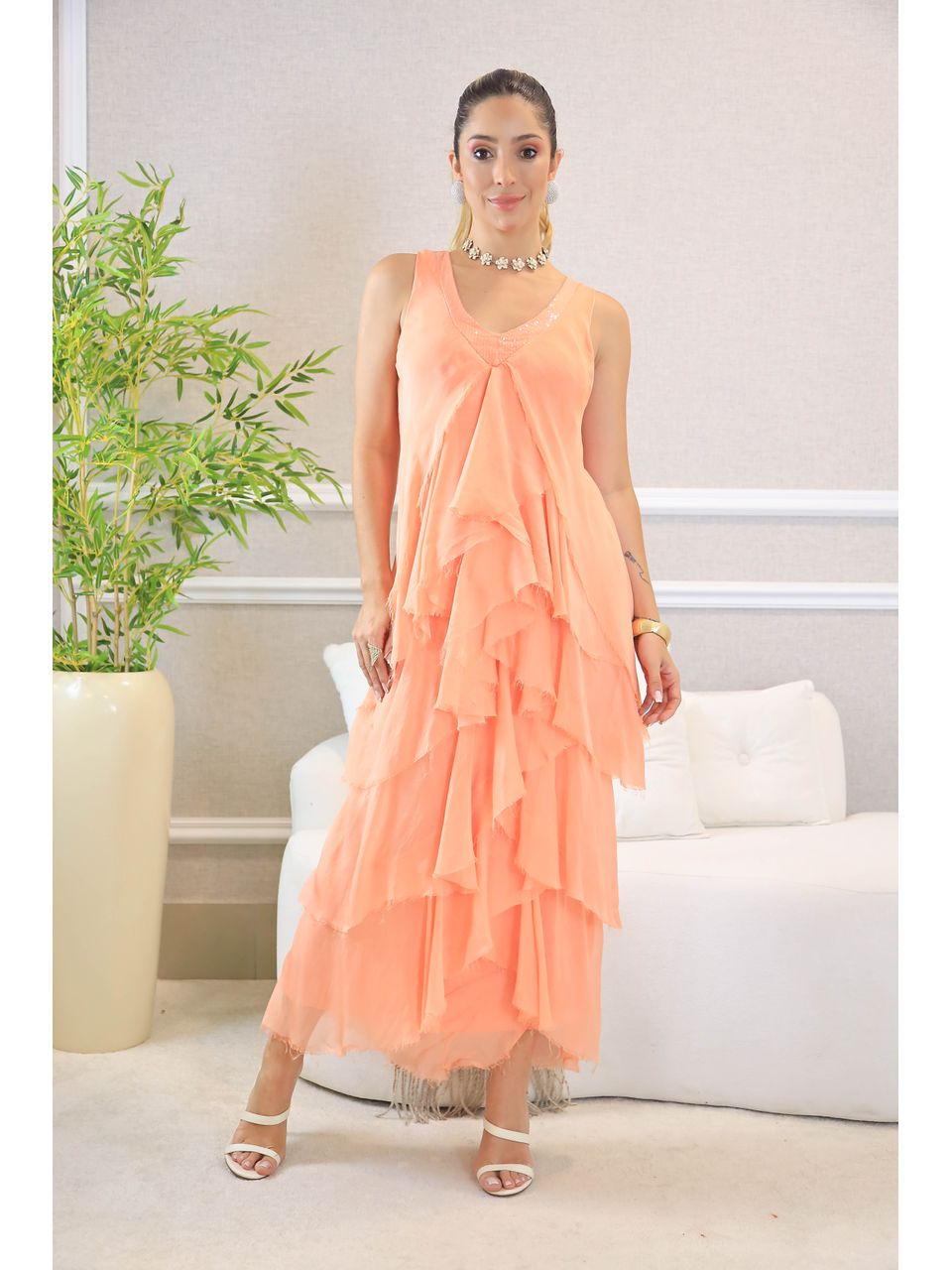 VESTIDO JULIETE SALMAO