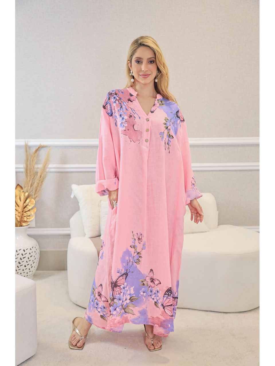 VESTIDO MICHELE ROSA CHICLETE
