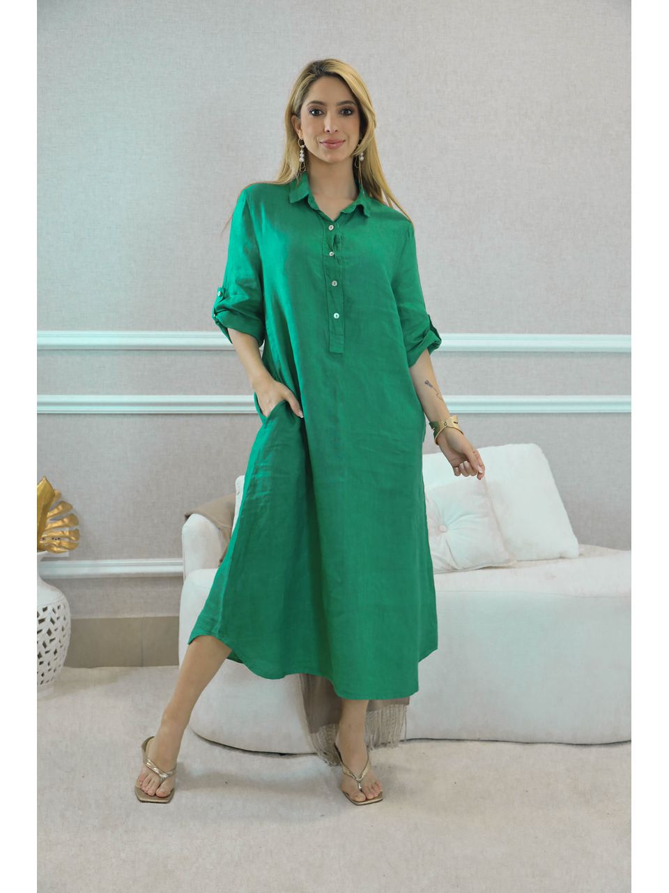 VESTIDO ESTEFÂNIA VERDE GUCCI