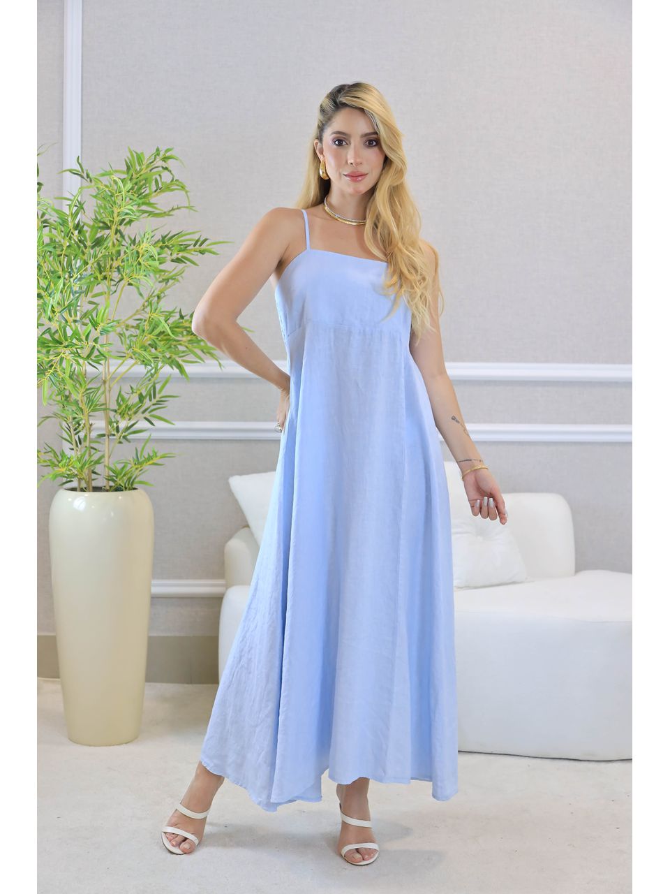 VESTIDO DALVA AZUL BEBE