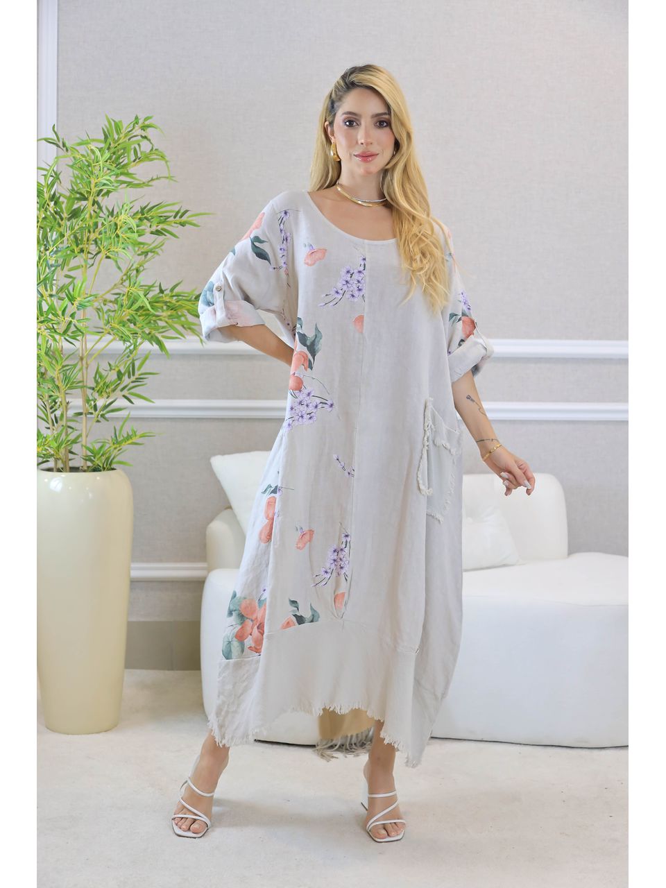 VESTIDO ISIS BEGE