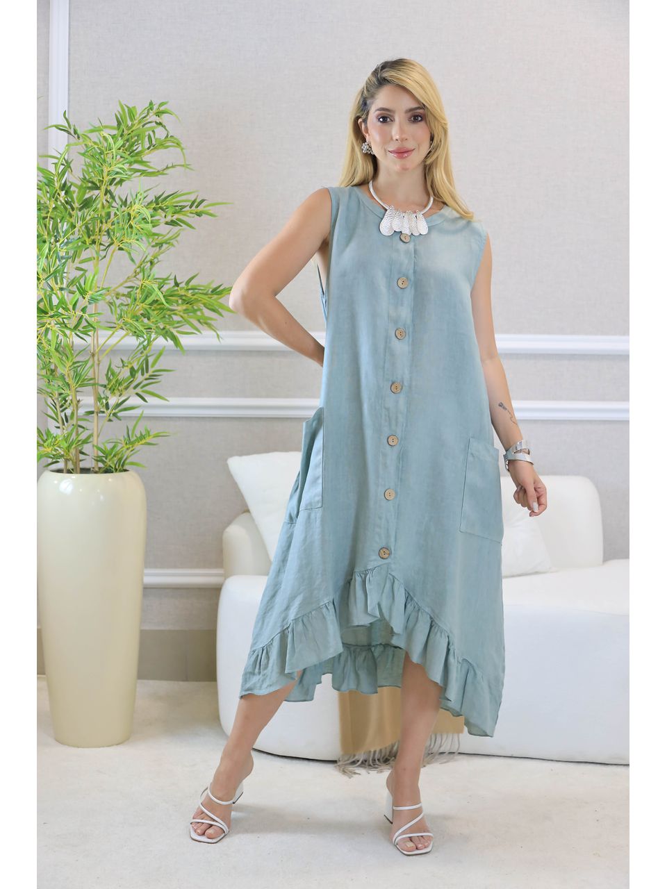 VESTIDO NALU MENTA