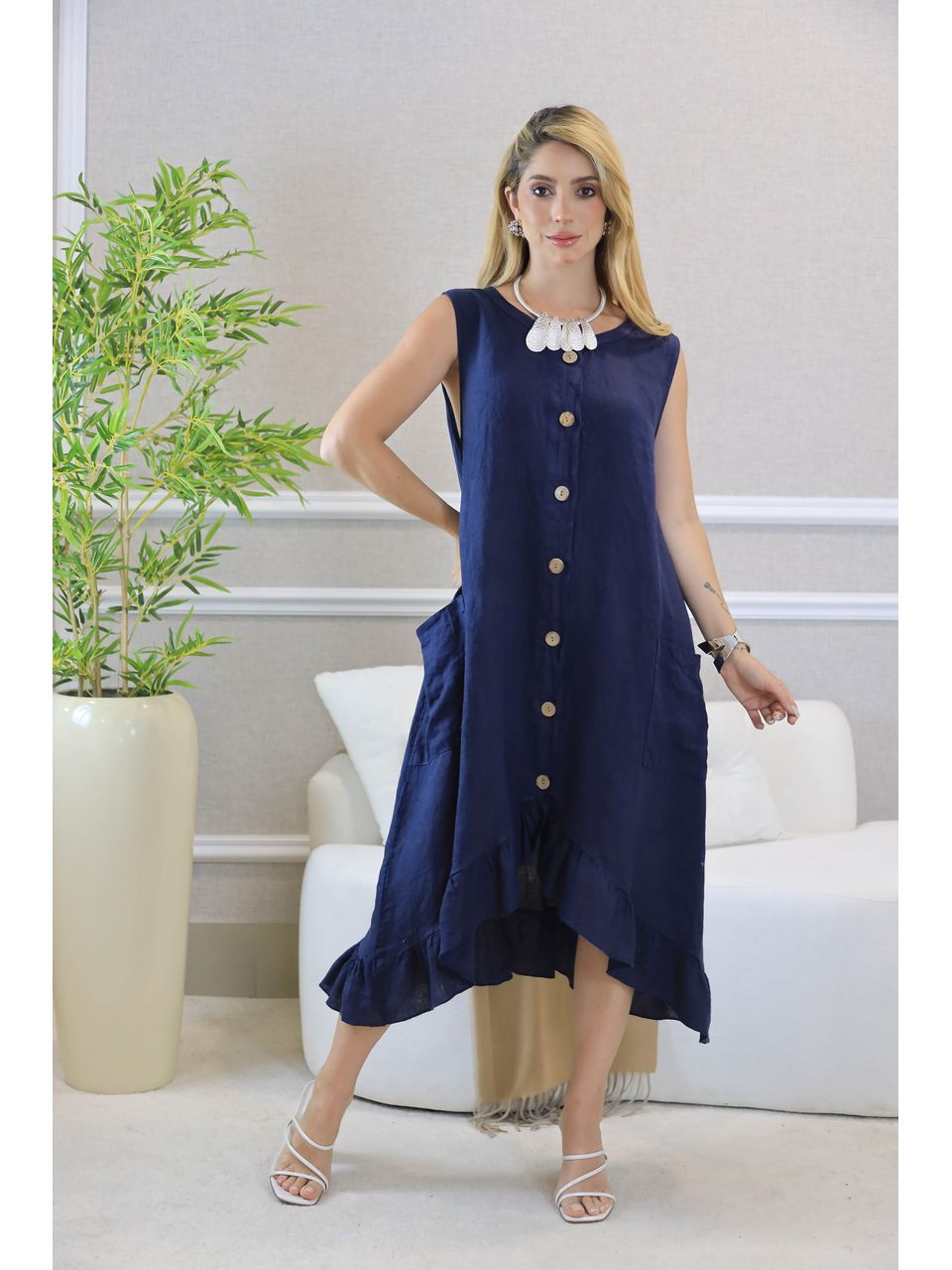 VESTIDO NALU MARINHO