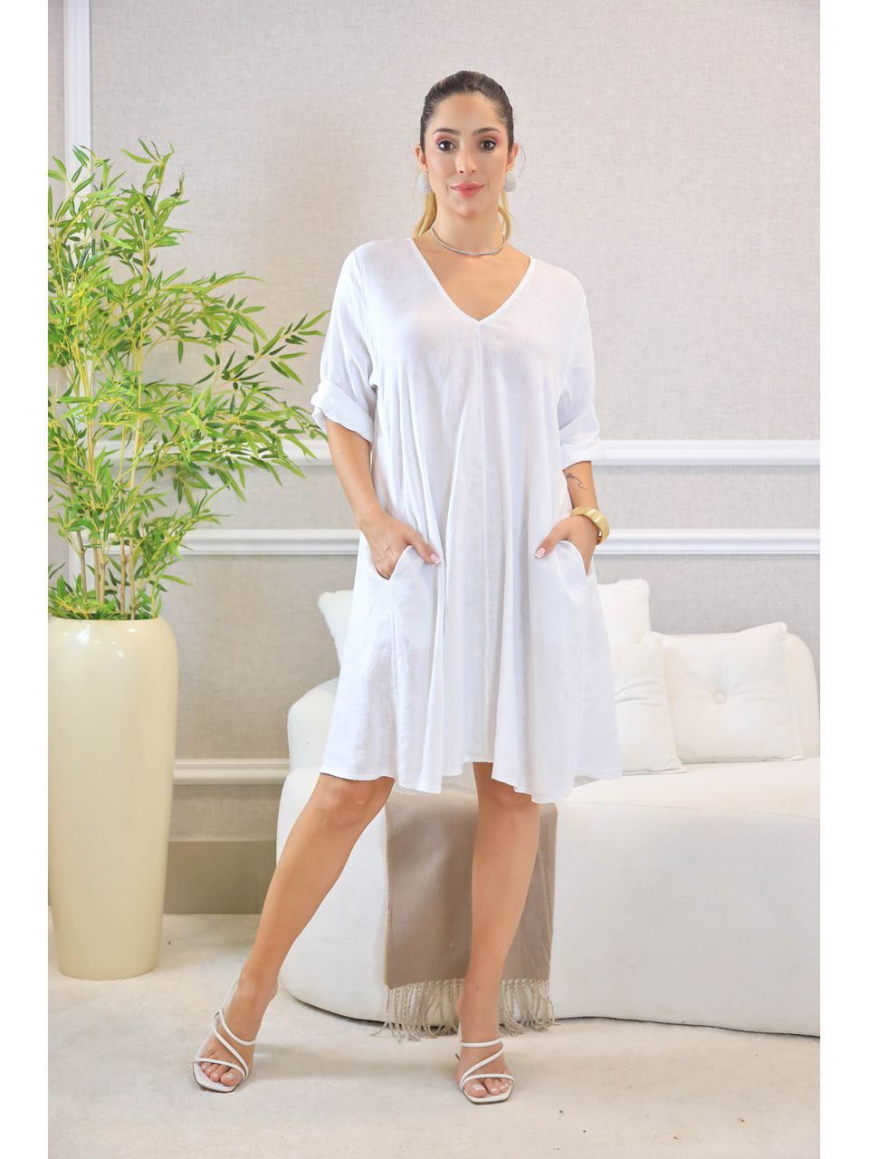 VESTIDO SELENA BRANCO