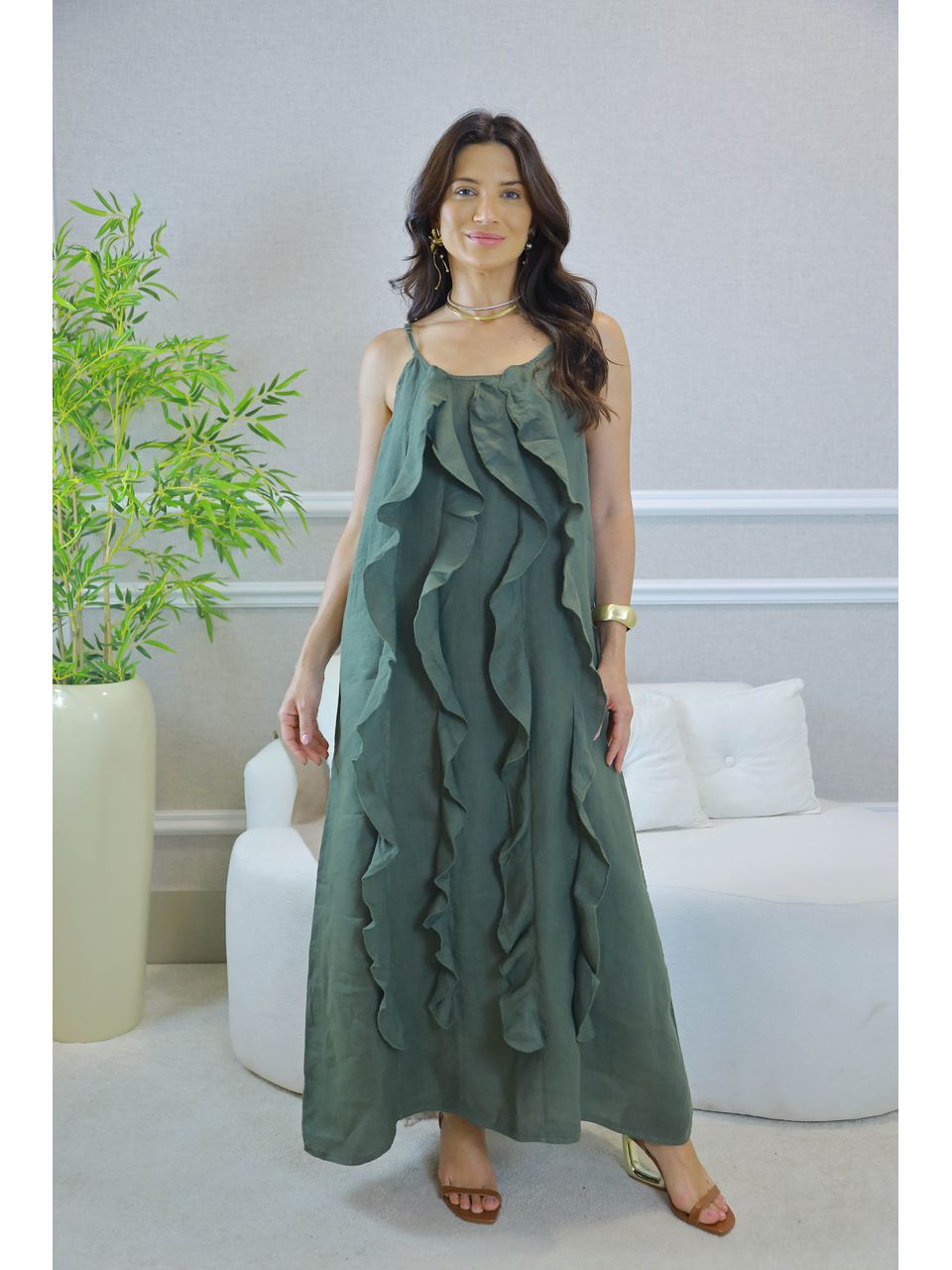 VESTIDO VÊRA MILITAR