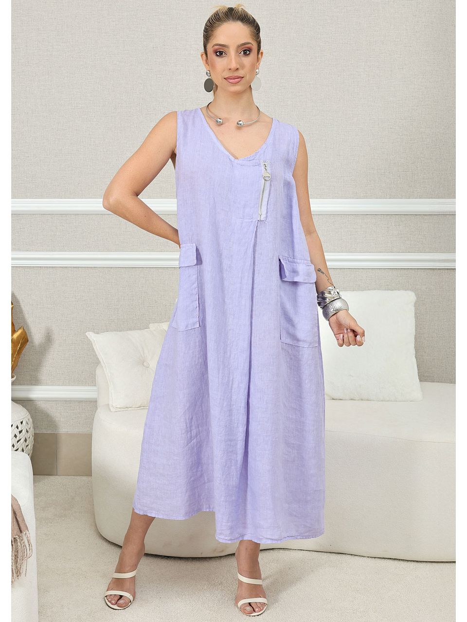 VESTIDO JOSETTE LILAS