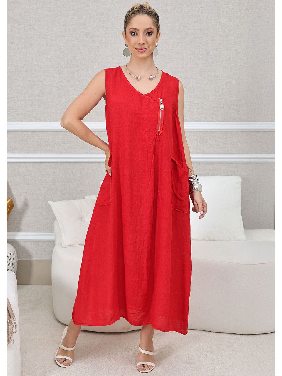 VESTIDO JOSETTE VERMELHO
