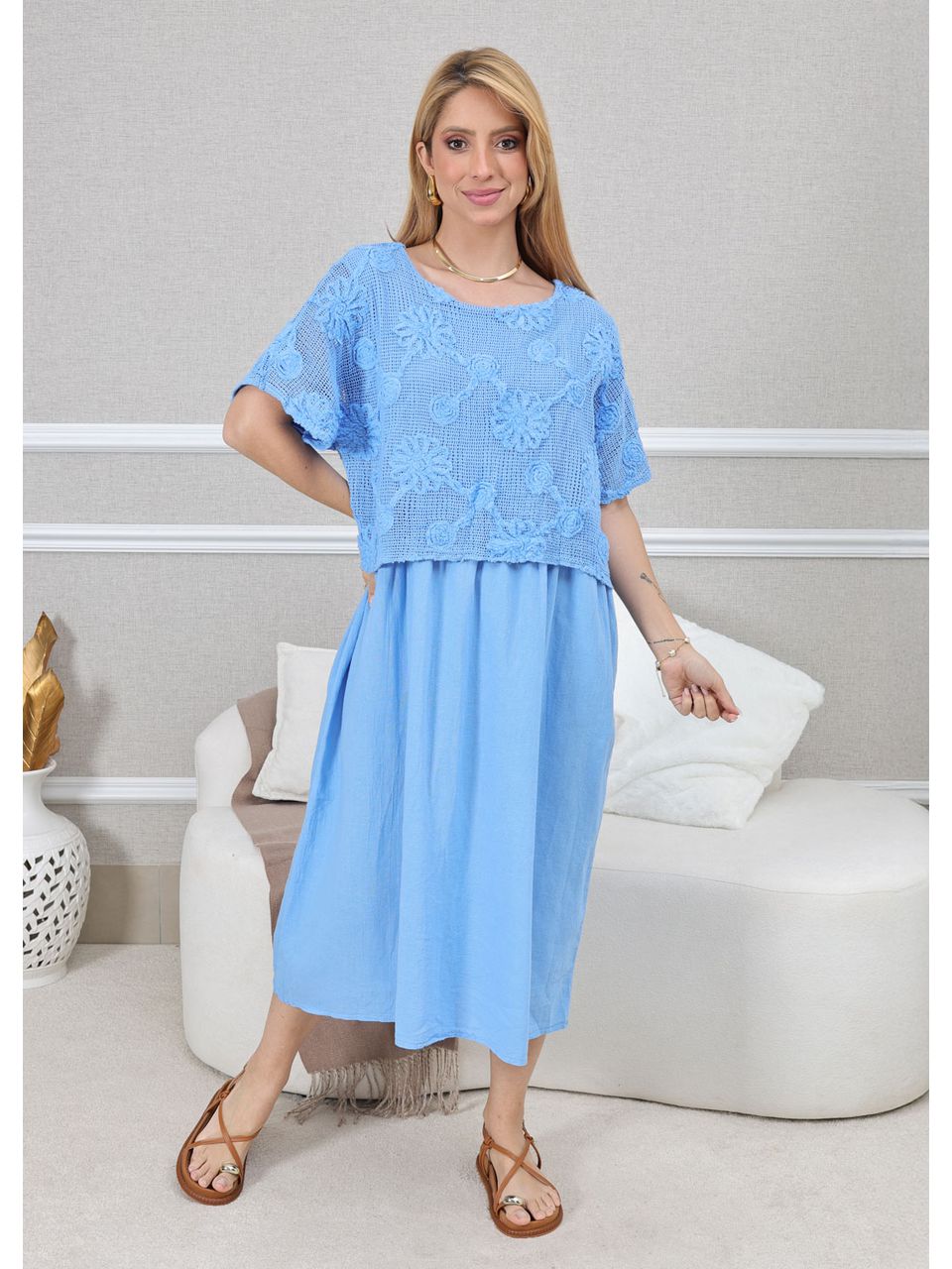 VESTIDO KEMILY HORTENCIA