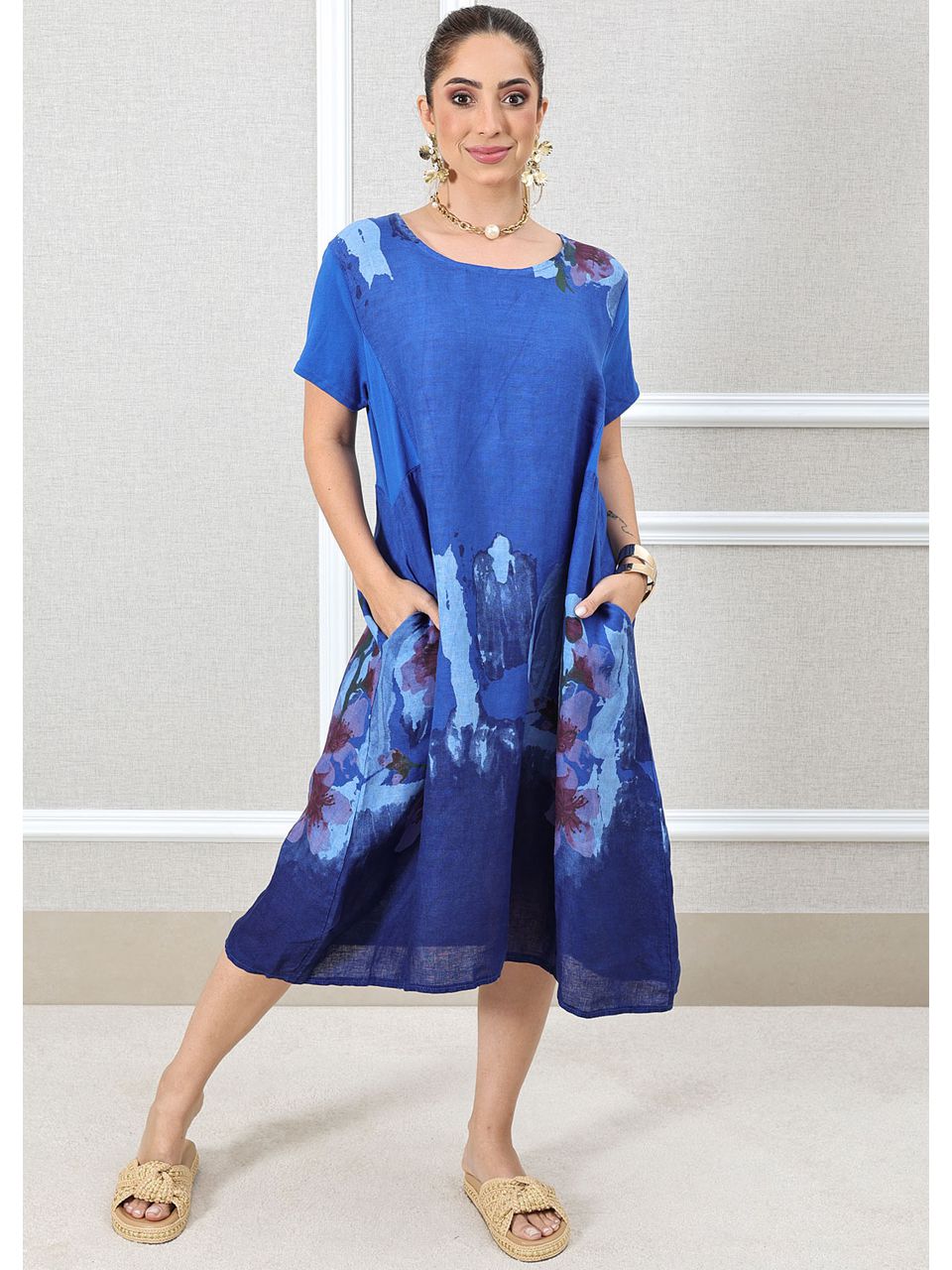 VESTIDO GIOVANA AZUL ROYAL