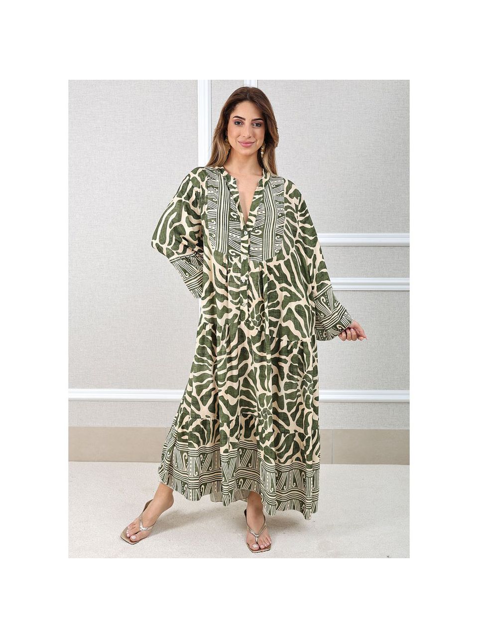VESTIDO MOANA MILITAR