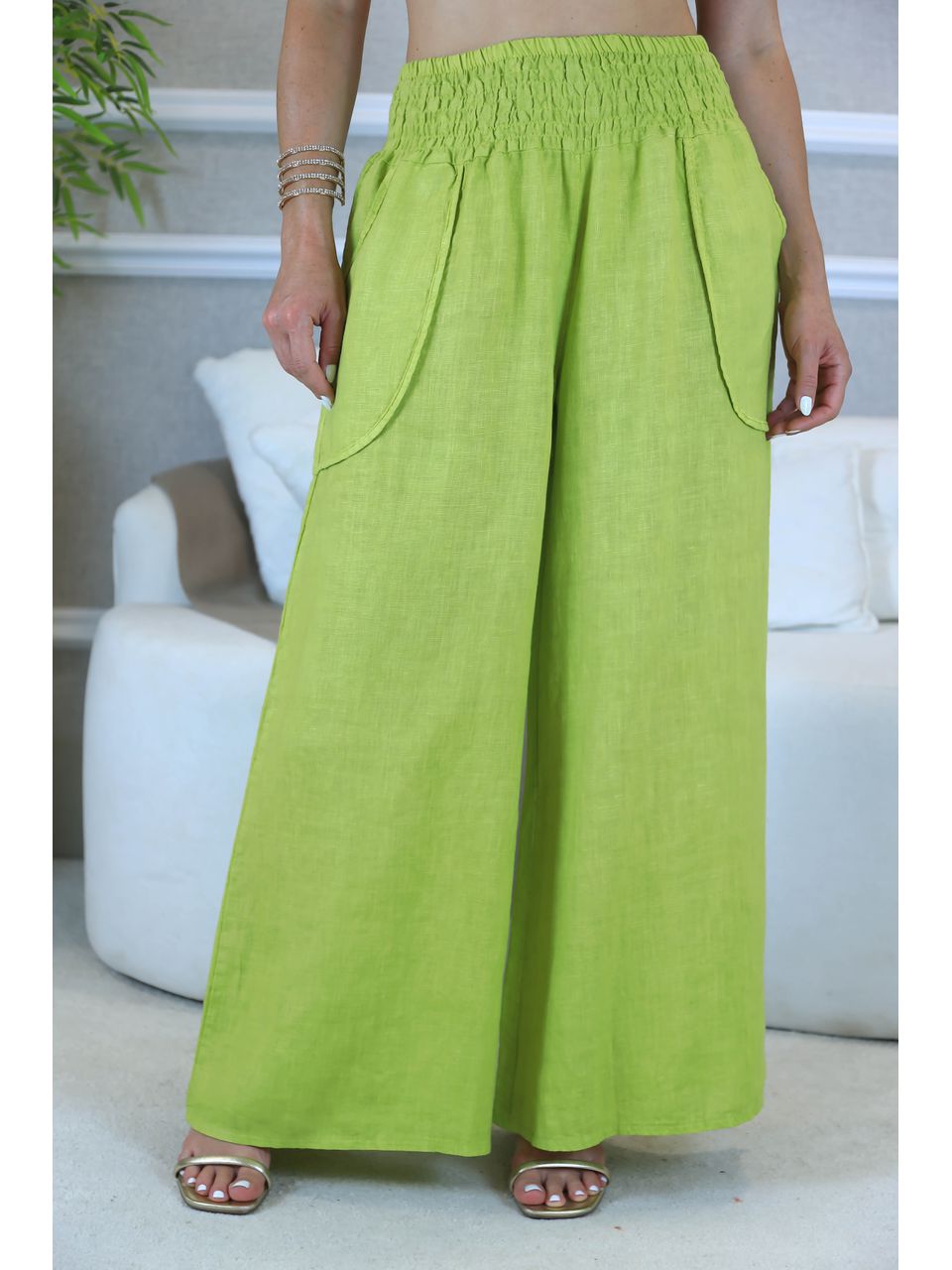 CALÇA TOMMASA PISTACHE