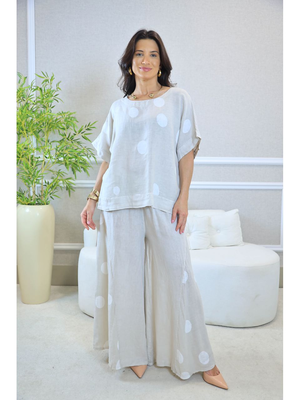 CONJUNTO IRACI BEGE