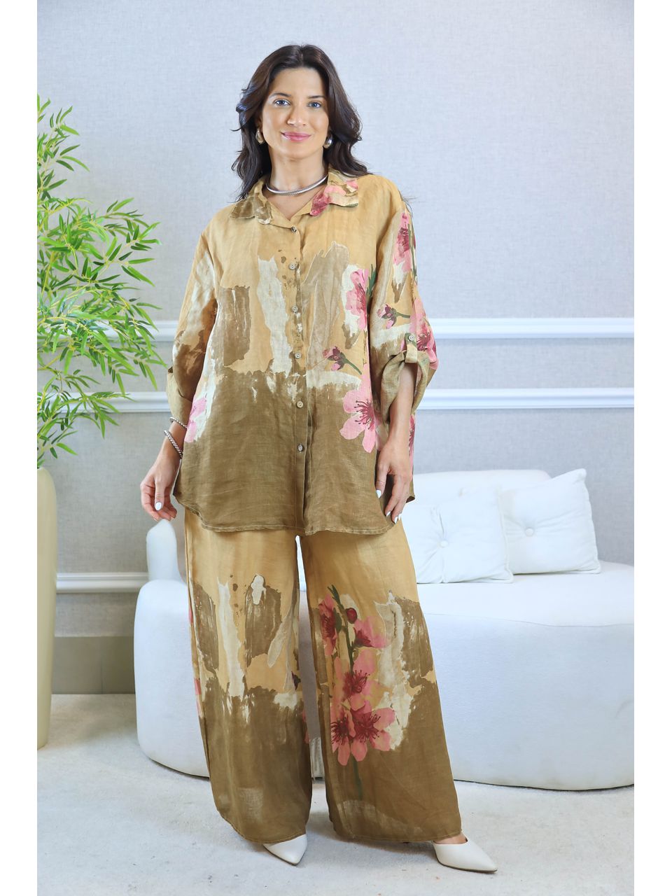 CONJUNTO AURORA CARAMELO