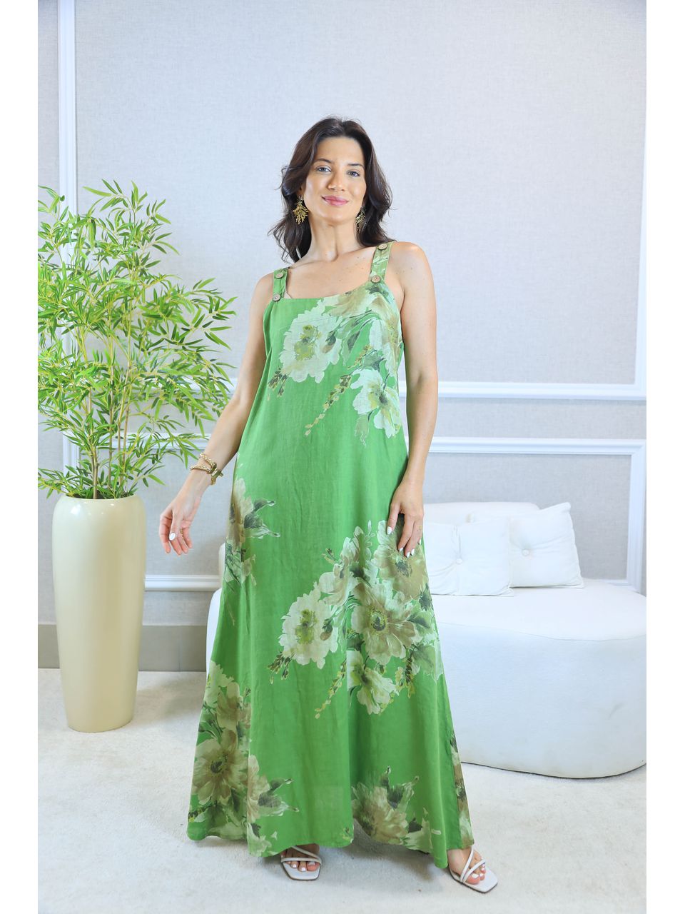 VESTIDO MAYUMI PISTACHE