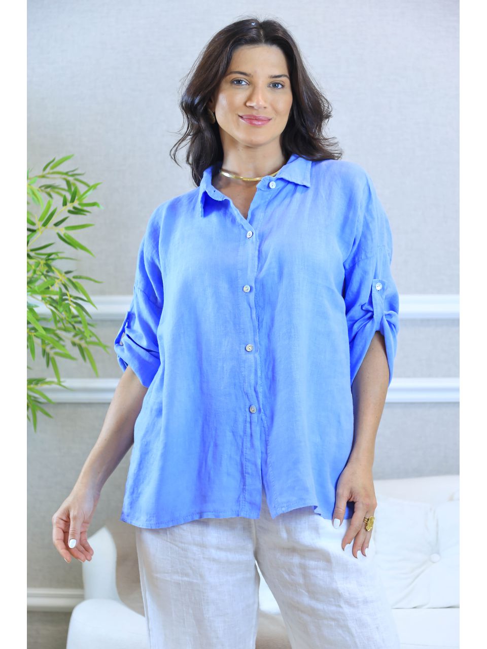 CAMISA LENA HORTENCIA