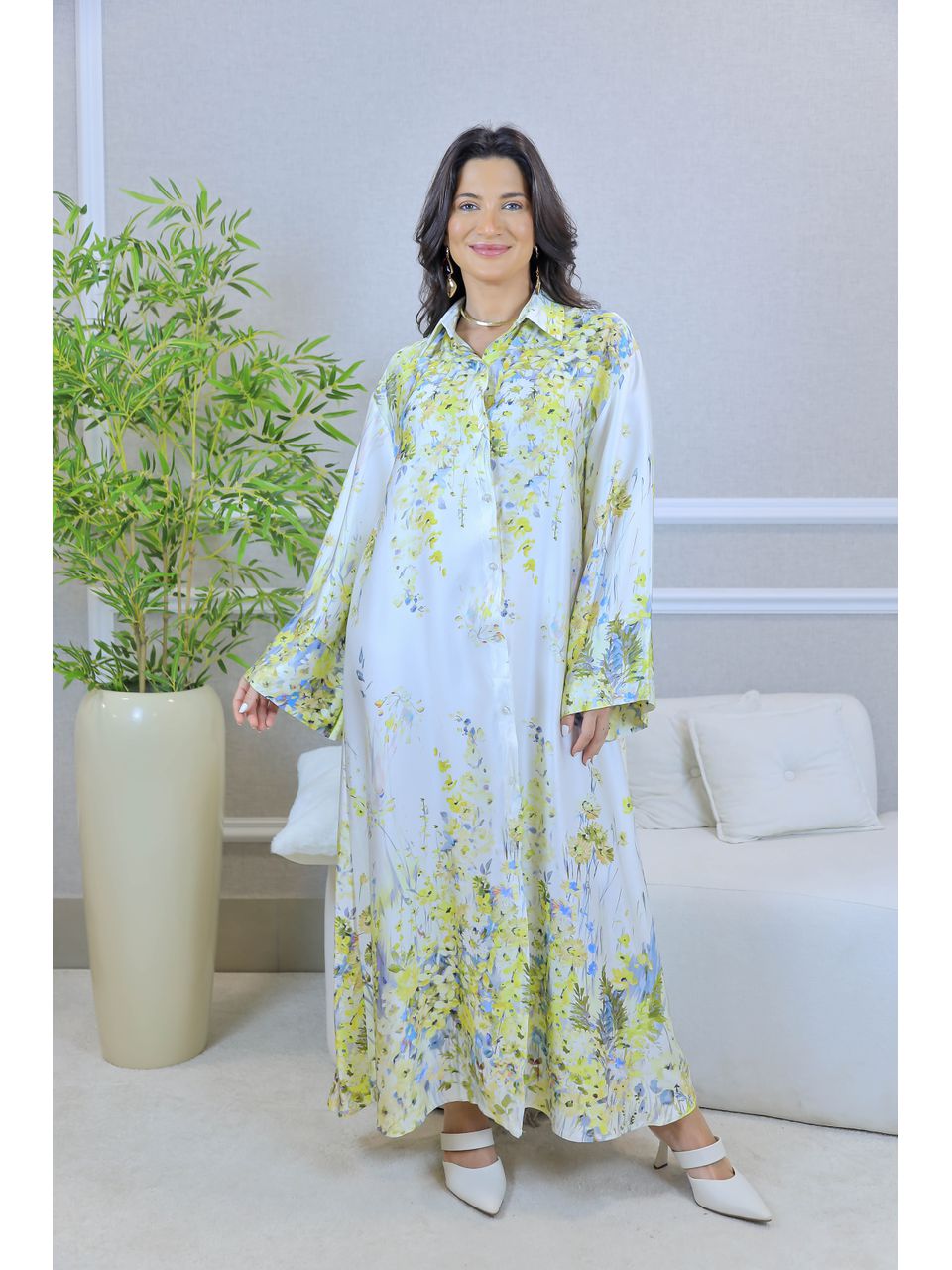 CHEMISE LAUANE AMARELO