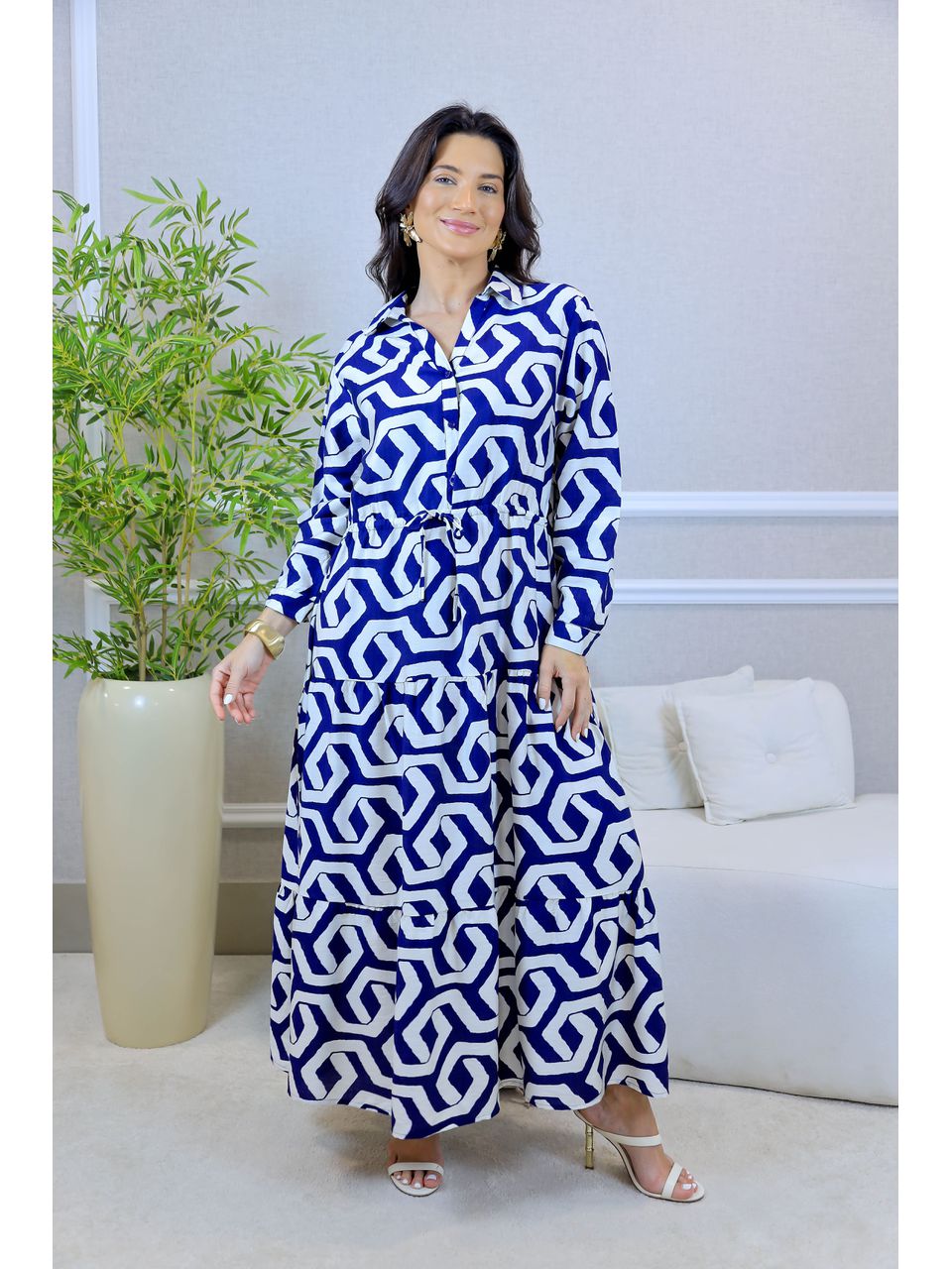 VESTIDO IOLÂNDA MARINHO