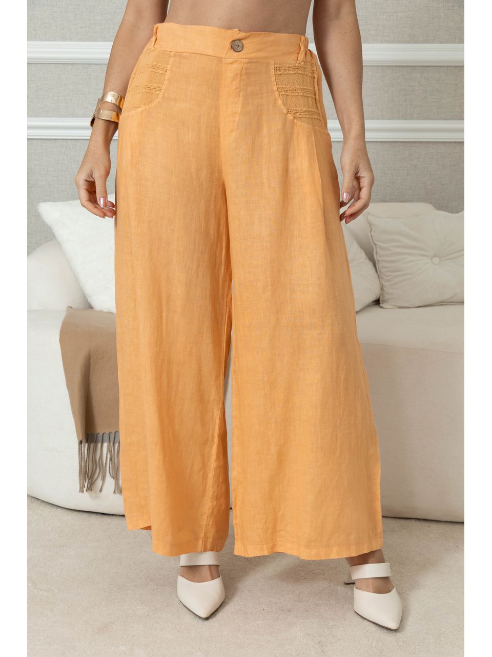 CALÇA BRUNA TANGERINA