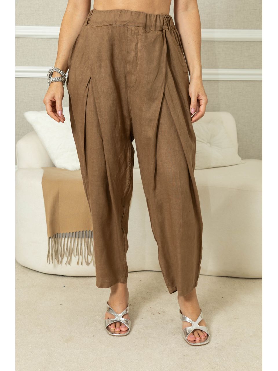 CALÇA EVA CJ MARROM