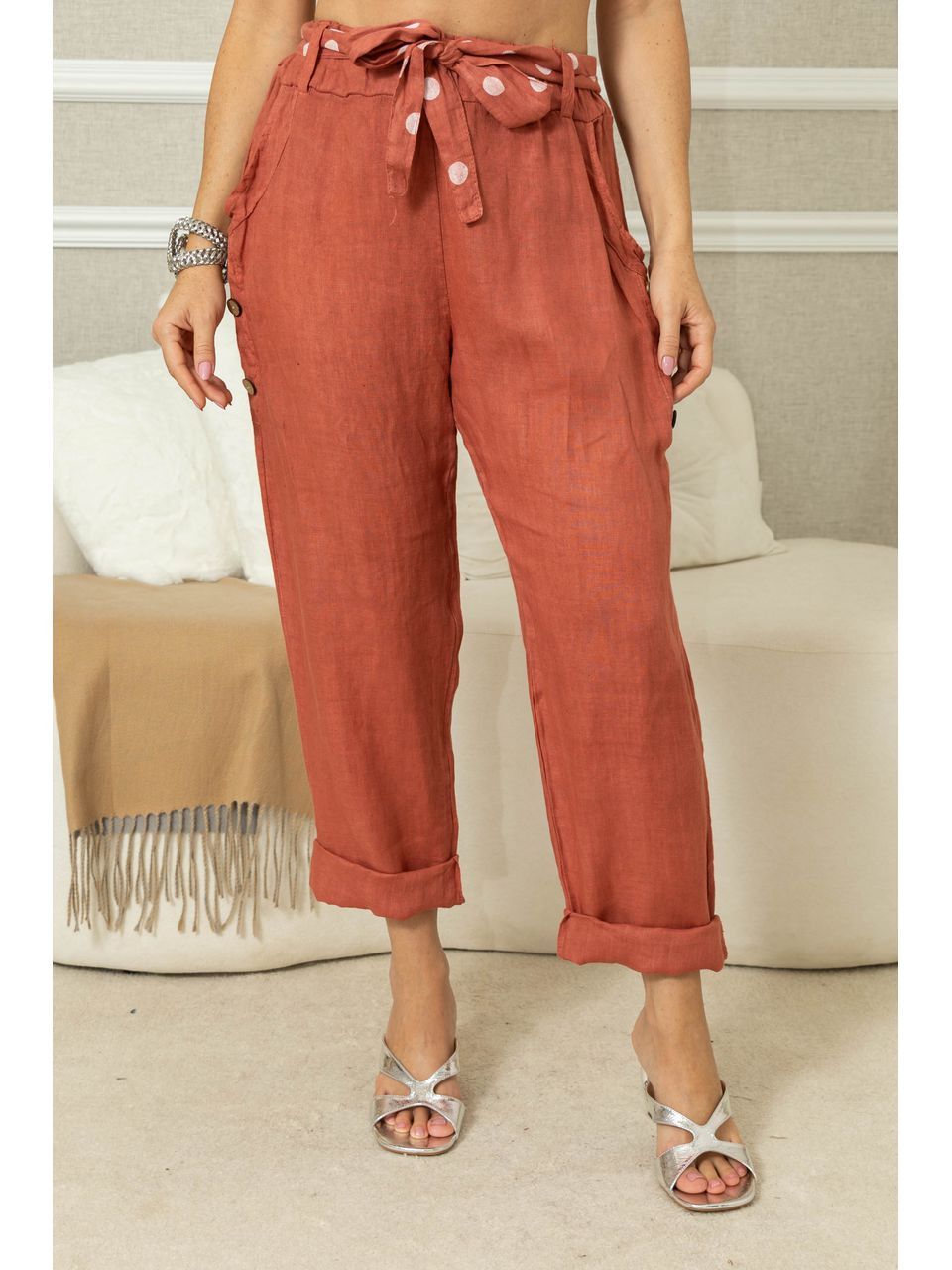 CALÇA IARA CJ GOIABA