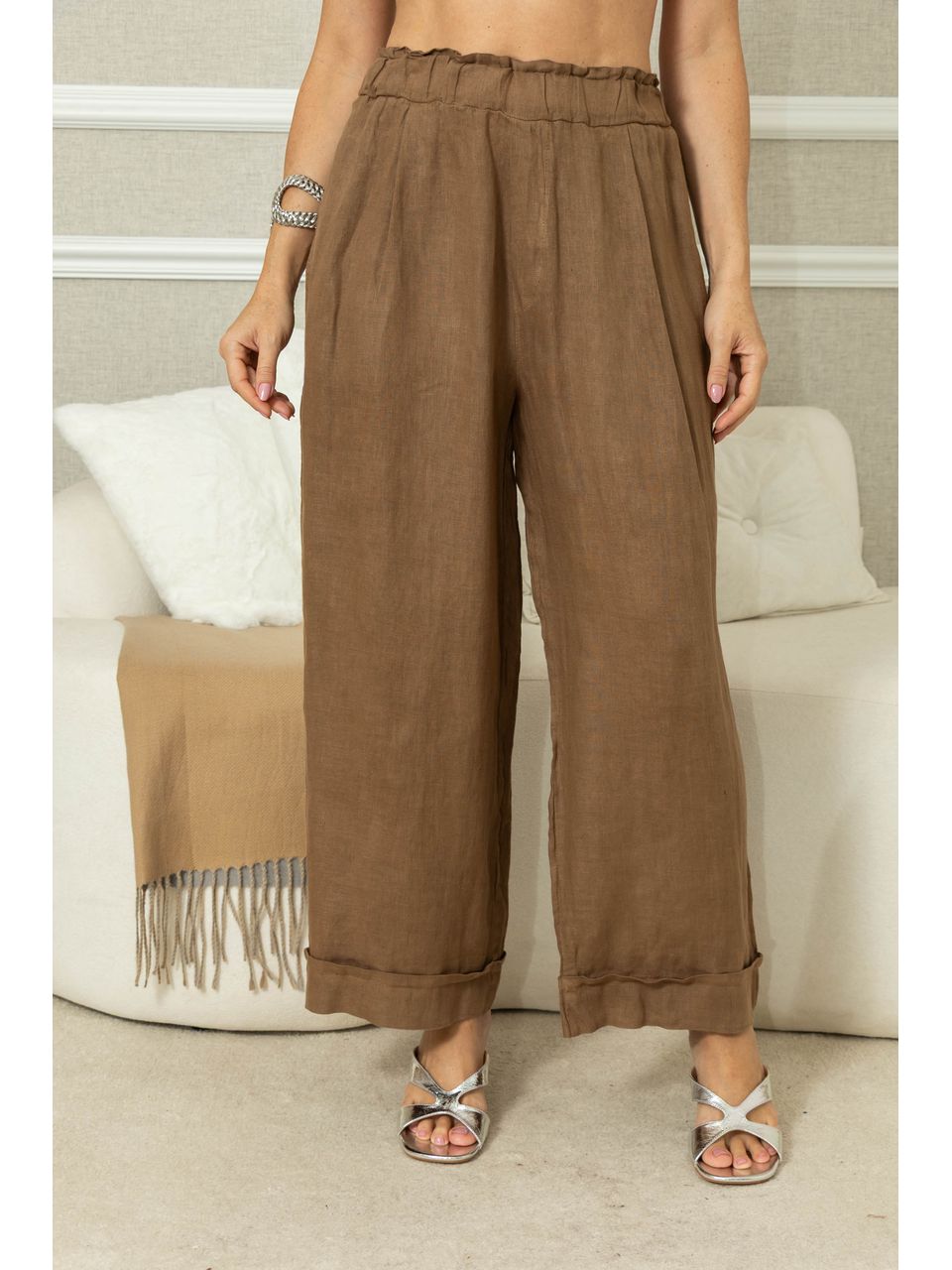 CALÇA JHENIFER MARROM