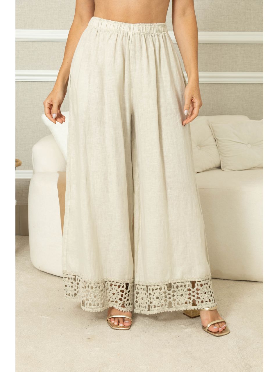 CALÇA LÓTUS CJ BEGE