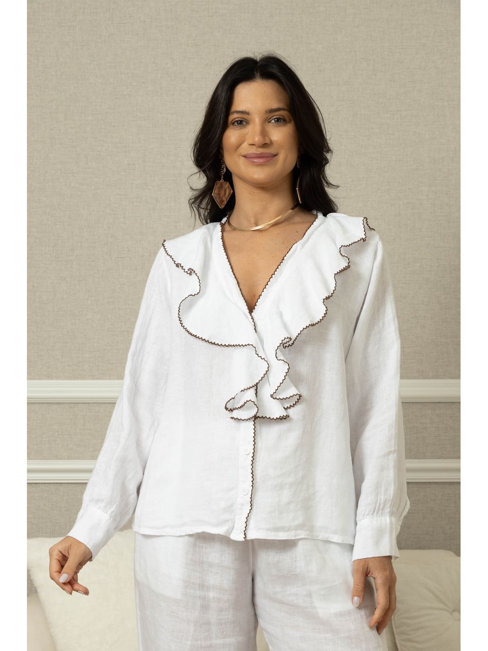 CAMISA ALPINIA BRANCO