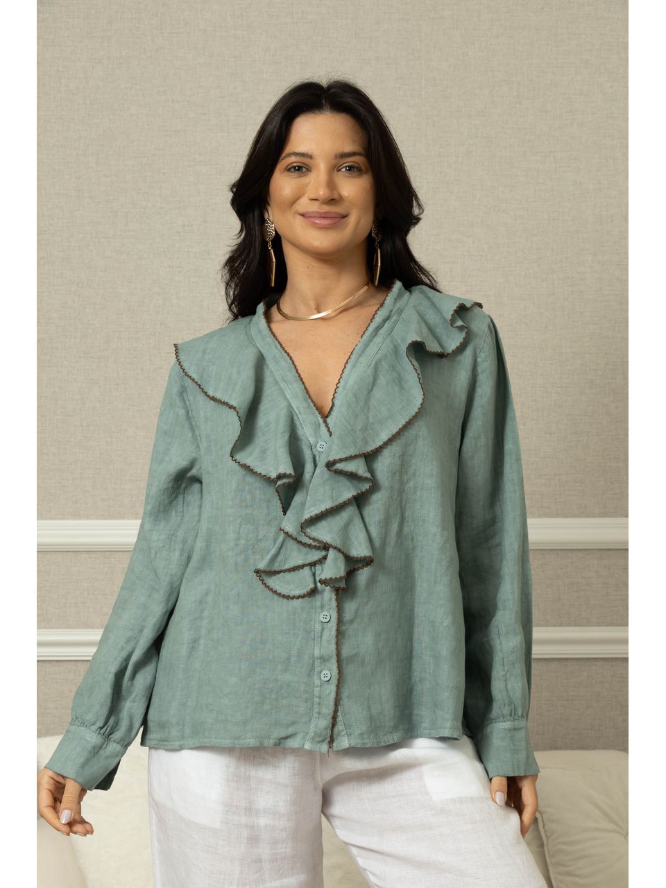 CAMISA ALPINIA MENTA