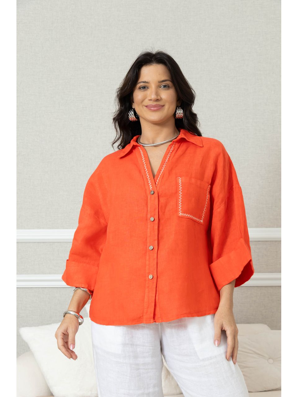 CAMISA CANDURA CORAL 