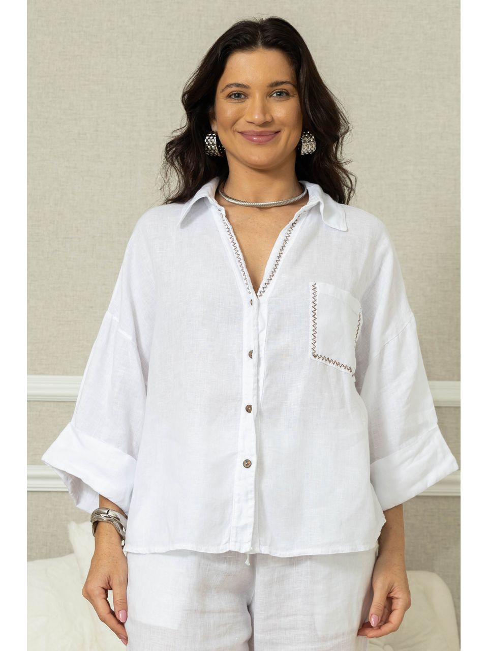 CAMISA CANDURA BRANCO