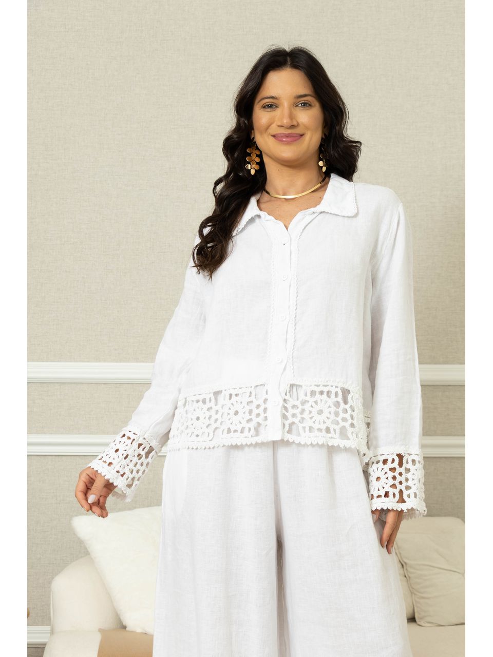 CAMISA LÓTUS CJ BRANCO